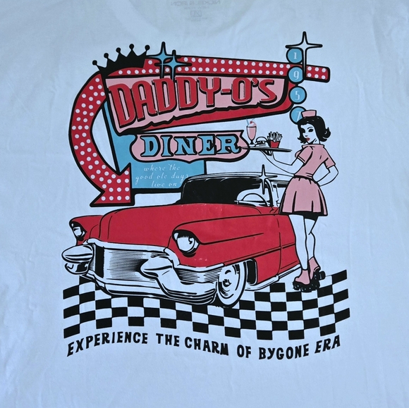 ✨️HP✨️ Nickel & Iron "Daddy-O's Diner" Graphic Tee👕 - NWT - Picture 13 of 15